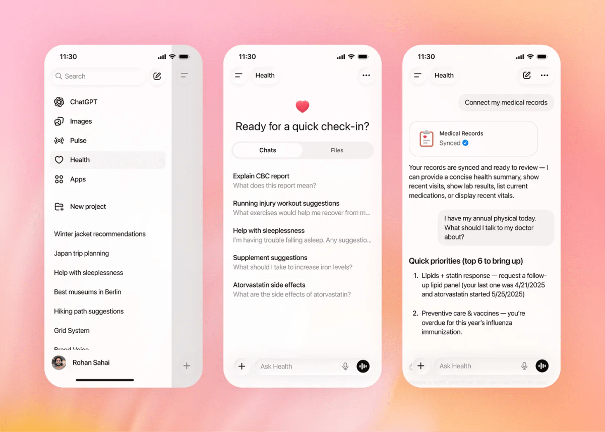 OpenAI, 병원용 AI 묶음 'OpenAI for Healthcare'를 GPT-5로 내놨어