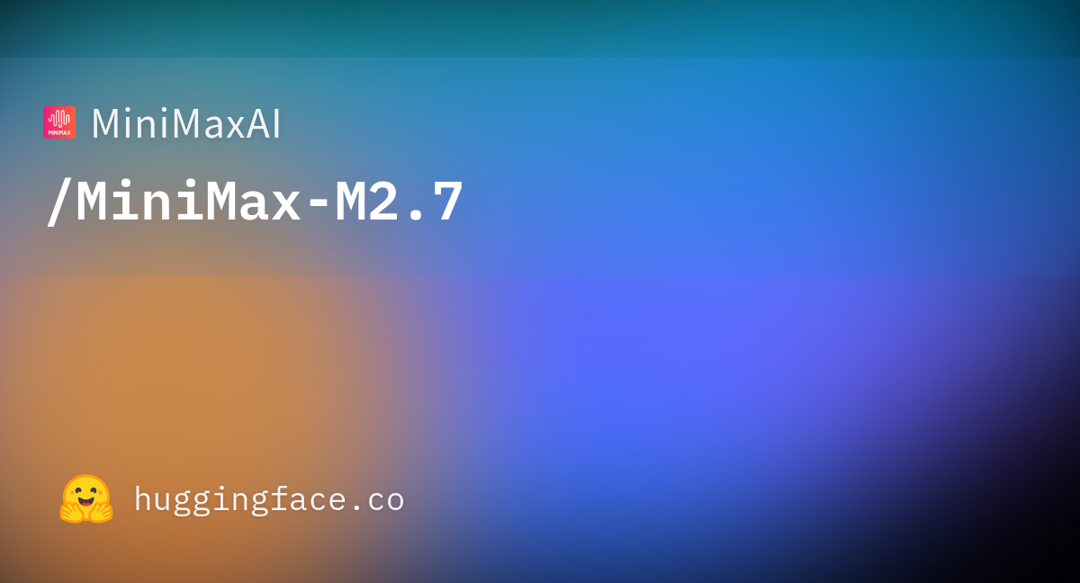 MiniMax M2.7 오픈소스 공개, 230B MoE로 자기 진화하는 에이전트 모델