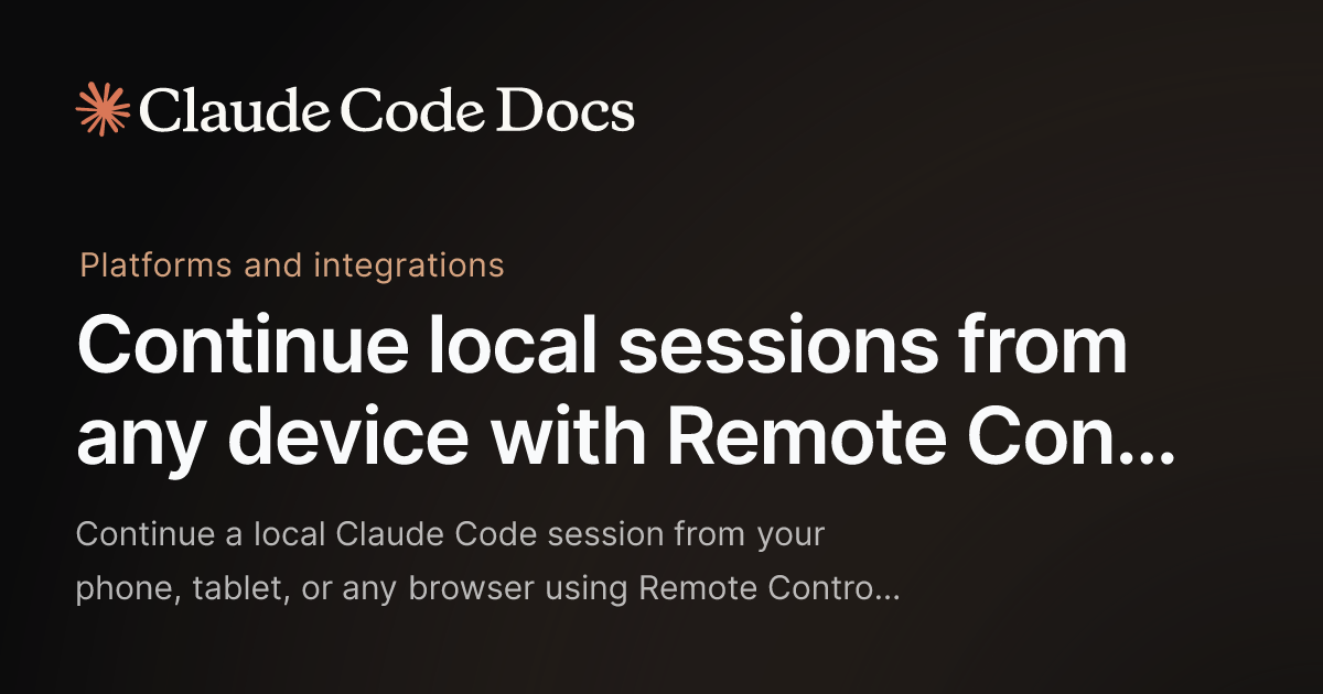 Claude Code Remote Control이 모바일 푸시까지 들어왔어, 자리 떠도 알림이 와