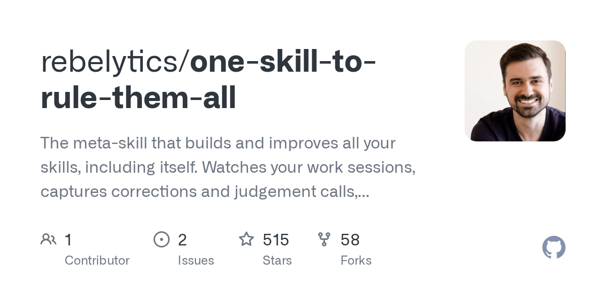 Claude 스킬을 자동으로 개선하는 메타스킬 task-observer, GitHub 500스타 돌파