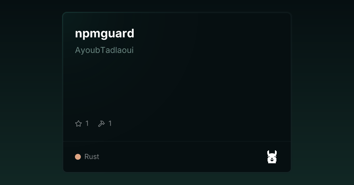 AI가 npm 설치하기 전에 악성 패키지 차단하는 MCP 서버 npmguard 공개