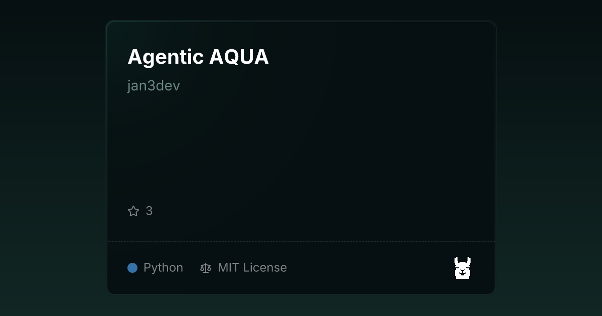 Agentic AQUA, AI 에이전트한테 비트코인 지갑을 쥐여주는 MCP 서버