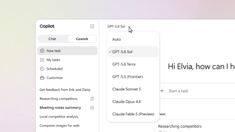 OpenAI가 GPT-5.6을 M365 Copilot '선호 모델'로 세웠지만, MS는 비용 절감 중