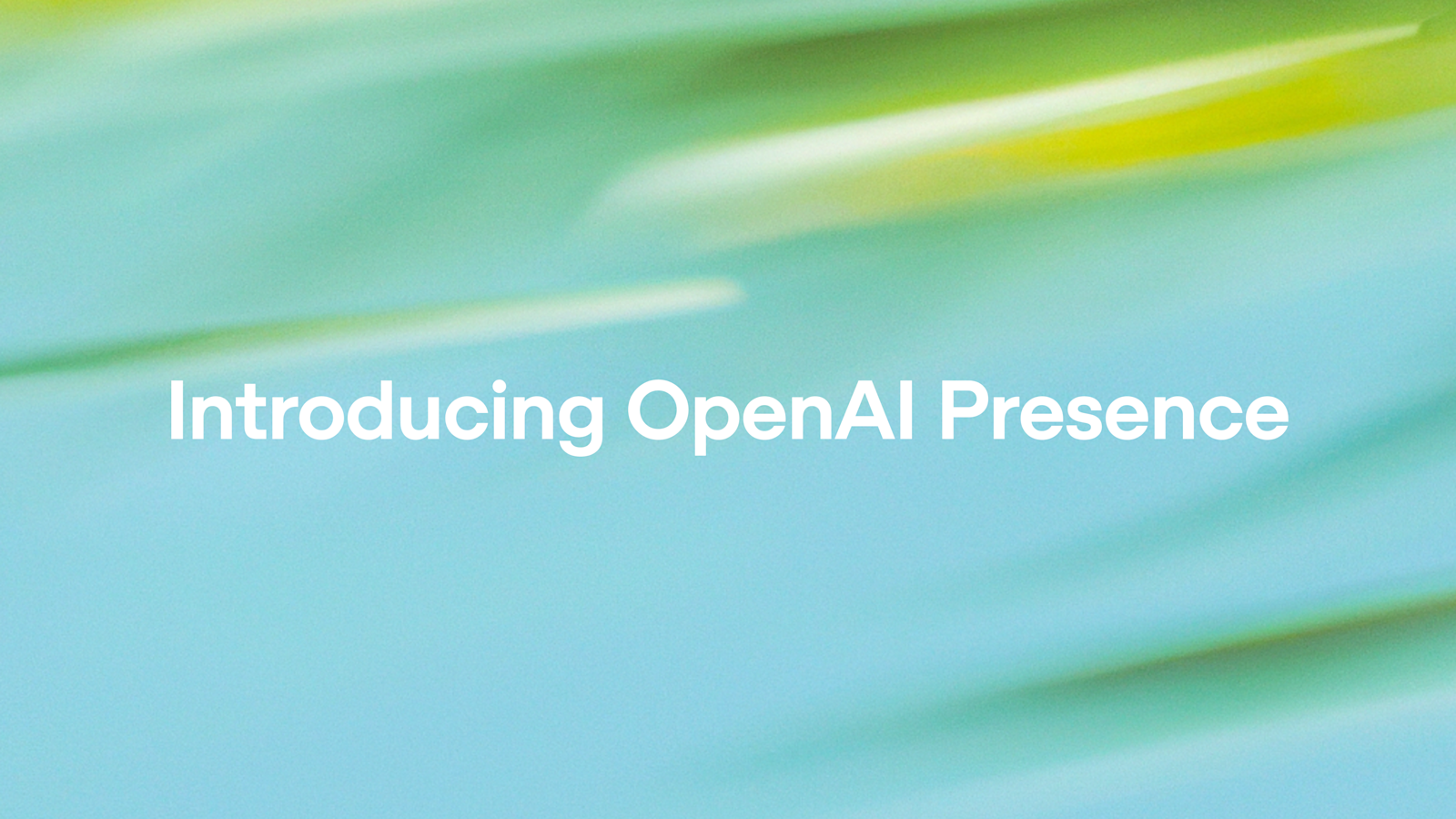 OpenAI Presence는 모델보다 운영 규칙을 앞에 세웠어
