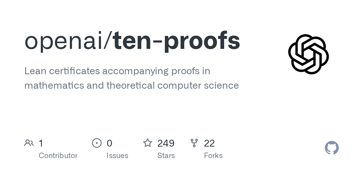 OpenAI Astra, 10년 넘게 안 풀린 수학 문제 10개를 Lean 4 인증서까지 붙여 냈어
