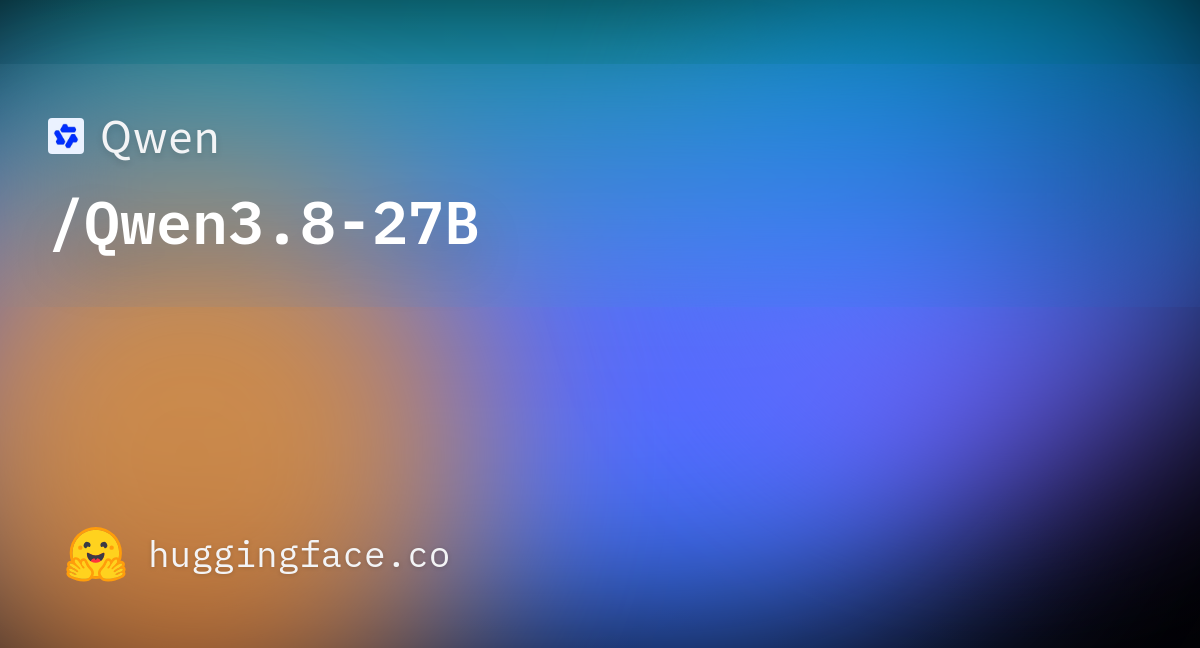 Qwen3.8-27B 가중치가 Apache 2.0으로 풀렸어, 비전 인코더까지 붙여서